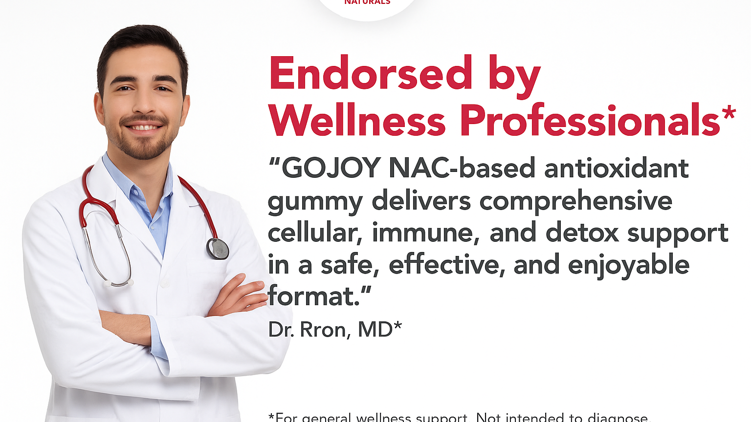Doctor-Recommended Total Body Defense Gummy: NAC + 6 Nutrients That Fight Oxidative Stress