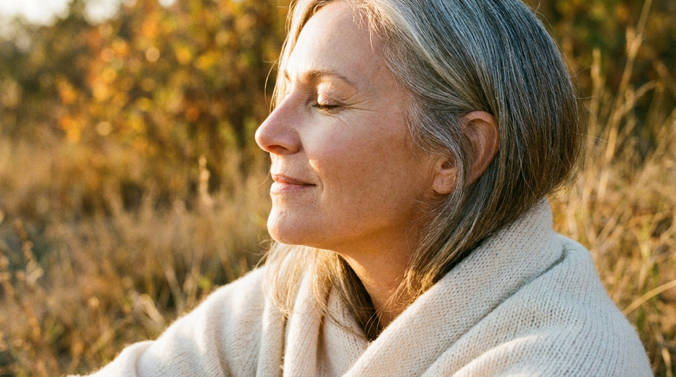 Woman with healthy heart, representing cardiovascular wellness