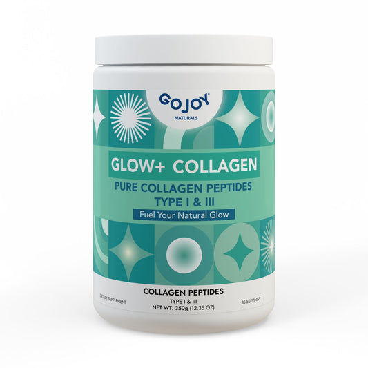 GOJOY GLOW+ Collagen Peptides Type I & III (350g, 12.3oz)