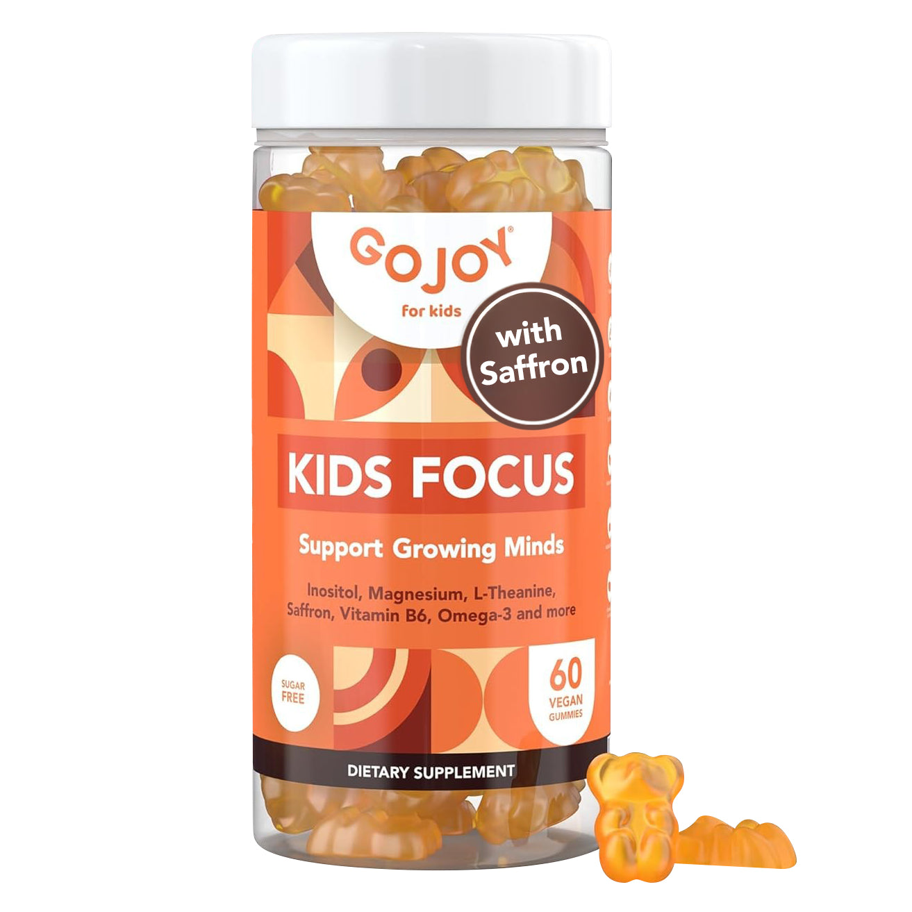 GOJOY Kids Focus Gummies – 7-in-1 Concentration & ADHD Support Supplement