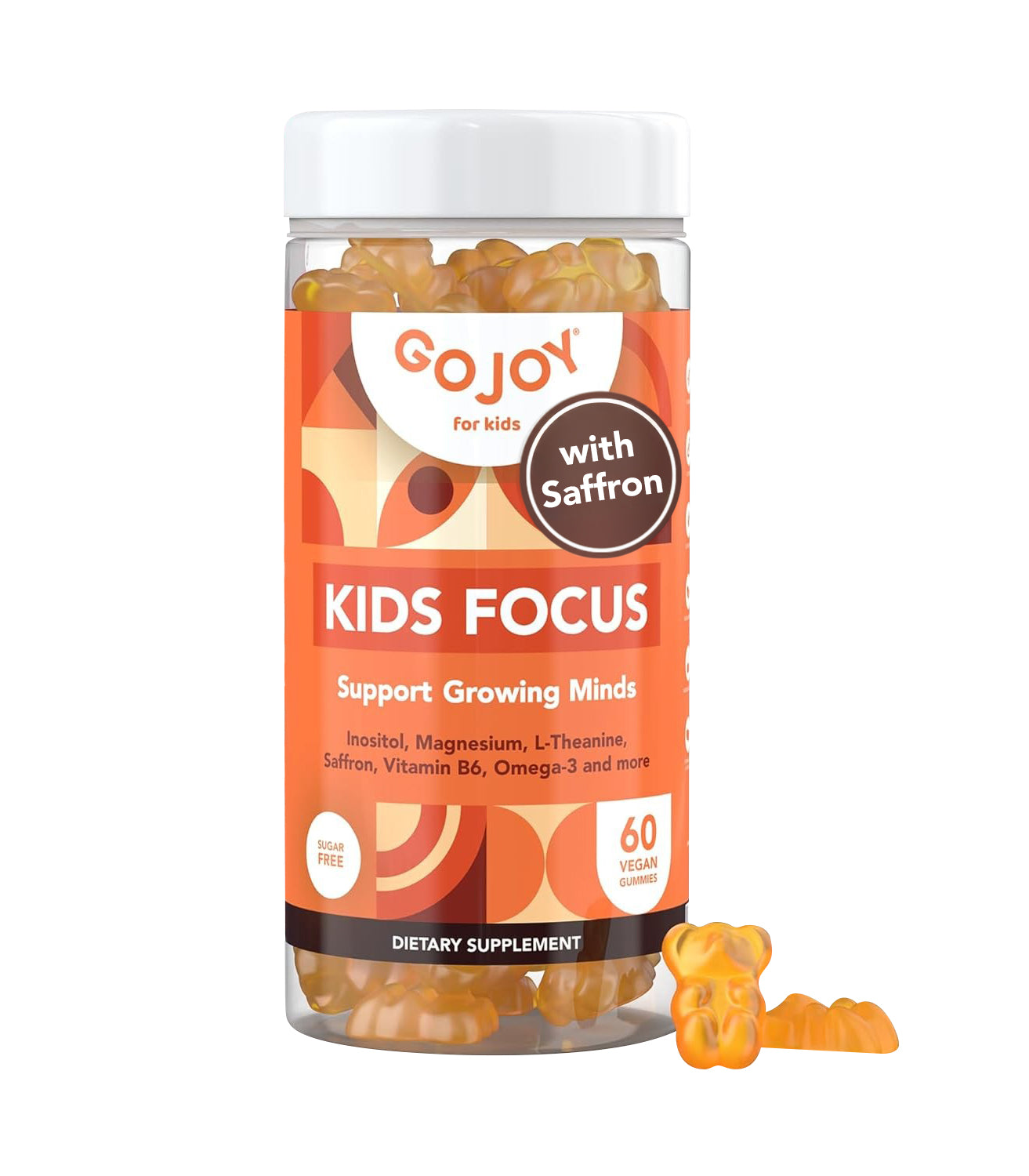 GOJOY Kids Focus Gummies – 7-in-1 Concentration & ADHD Support Supplement